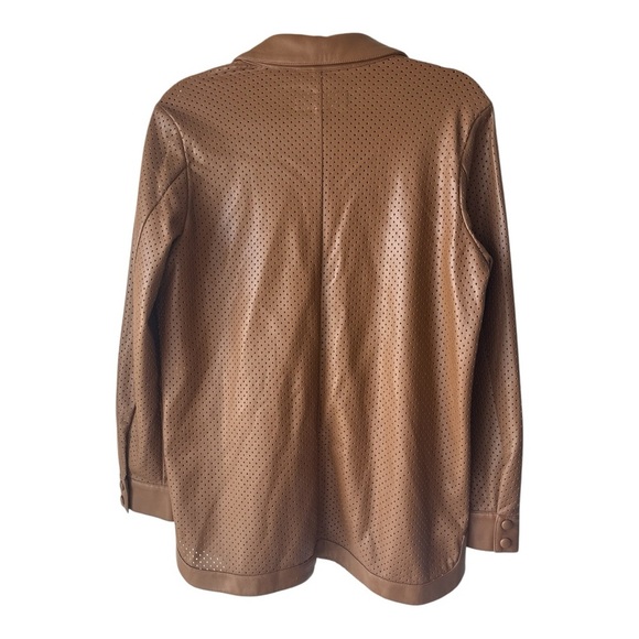 Marc New York Womens Faux Leather Shacket Jacket Size Small - Picture 3 of 8